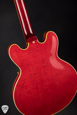 Gibson Custom Shop Limited Edition 1960 ES 355 Reissue with Figured Maple Light Aged Sixties Cherry Electric Guitar