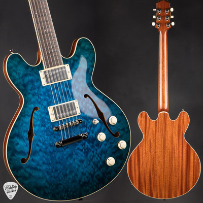 Collings I 35 Deluxe Mermaid Blue Electric Guitar