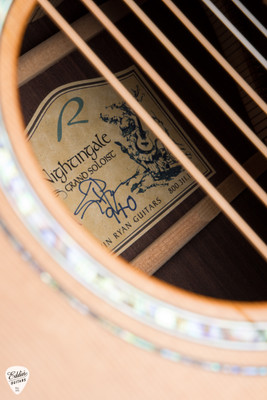 2018 Ryan Nightingale Grand Soloist Western Red Cedar & Indian Rosewood Acoustic Guitar