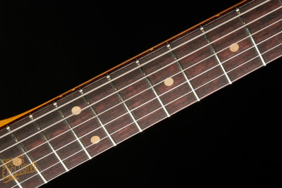 2023 - Fender Custom Shop Eddie's Guitars Exclusive Dealer Select Roasted 1963 Stratocaster Heavy Relic - Chartreuse Sparkle