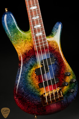 Spector NS-2 4 String Neck Thru Reclaimed Redwood - Tie Dye