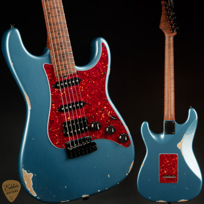 2023 - Suhr Eddie's Guitars Exclusive Classic S Antique Roasted - Pelham Blue