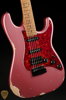 2023 - Suhr Eddie's Guitars Exclusive Classic S Antique Roasted - Burgundy Mist