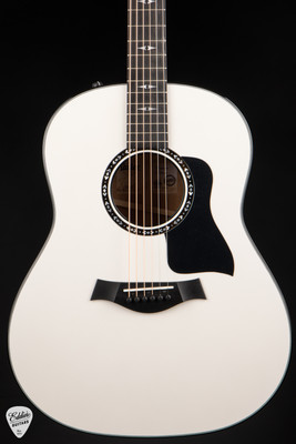 Taylor Custom C17e Grand Pacific Torrefied Sitka/Mahogany Pearl White Acoustic Guitar