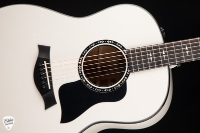 Taylor Custom C17e Grand Pacific Torrefied Sitka/Mahogany Pearl White Acoustic Guitar