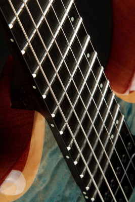 2023 - Mayones Duvell Elite VF 6 - Transparent Black to Aquamarine Horizon Gloss