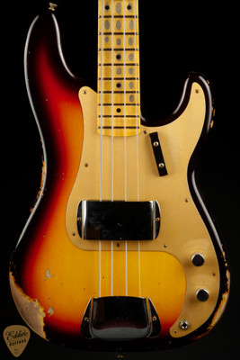 2023 - Fender Custom Shop 1958 Precision Bass Heavy Relic - 3-Color Sunburst