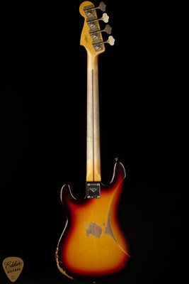 2023 - Fender Custom Shop 1958 Precision Bass Heavy Relic - 3-Color Sunburst