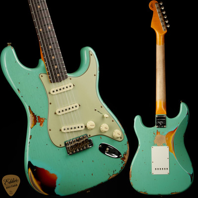 Fender Custom Shop LTD 1962 Stratocaster Heavy Relic - Faded Aged Seafoam Green