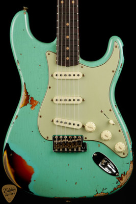 Fender Custom Shop LTD 1962 Stratocaster Heavy Relic - Faded Aged Seafoam Green