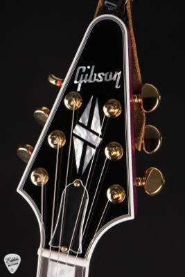 2025 Gibson Custom Shop Made 2 Measure Flying V Custom Gloss Pink Sparkle Electric Guitar