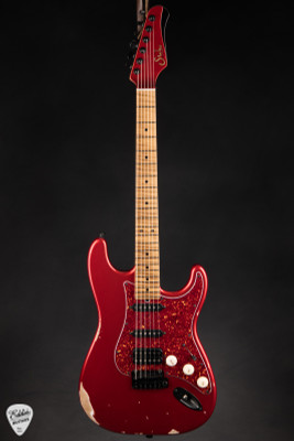 Suhr Eddie’s Guitars Exclusive Classic S Antique Roasted Candy Apple Red Electric Guitar