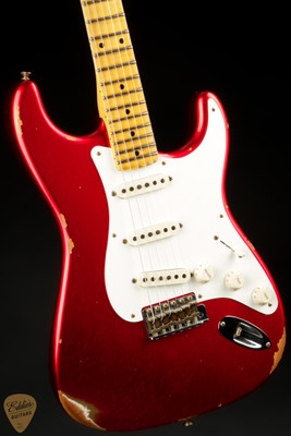 2023 - Fender Custom Shop 1958 Stratocaster Relic - Faded Aged Candy Apple Red