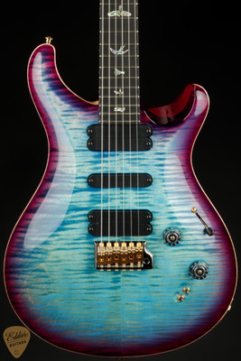 2023 - Paul Reed Smith Eddie's Guitars Wood Library 509 - Aquableux Purple Burst/Figured Stained Maple Neck