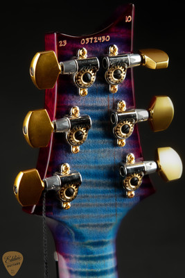 2023 - Paul Reed Smith Eddie's Guitars Wood Library 509 - Aquableux Purple Burst/Figured Stained Maple Neck