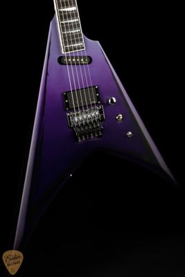 ESP E-II Alexi Ripped Purple Fade Satin W/ Ripped Pinstripes/Demo