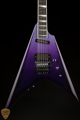 ESP E-II Alexi Ripped Purple Fade Satin W/ Ripped Pinstripes/Demo