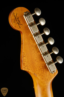 Fender Custom Shop Eddie's Guitars Exclusive Dealer Select Roasted 1963 Stratocaster Heavy Relic - Candy Apple Red