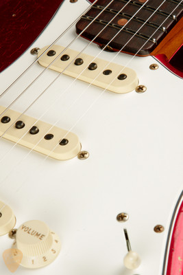 Fender Custom Shop Eddie's Guitars Exclusive Dealer Select Roasted 1963 Stratocaster Heavy Relic - Candy Apple Red