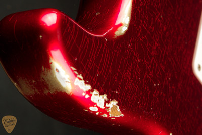 Fender Custom Shop Eddie's Guitars Exclusive Dealer Select Roasted 1963 Stratocaster Heavy Relic - Candy Apple Red