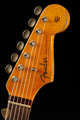 Fender Custom Shop Limited Edition 1959 Stratocaster Super Heavy Relic - Super Faded Aged Chocolate 3-Color Sunburst