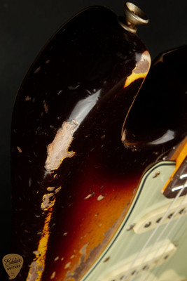 Fender Custom Shop Limited Edition 1959 Stratocaster Super Heavy Relic - Super Faded Aged Chocolate 3-Color Sunburst