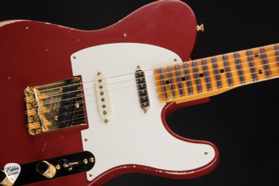 Fender Custom Shop Limited Edition Hotshot Telecaster Relic Aged Cimmaron Red Electric Guitar