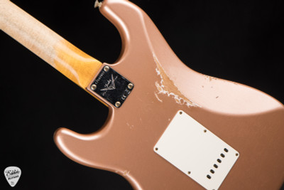 Fender Custom Shop 1959 Stratocaster HSS relic electric guitar in shell pink metallic
