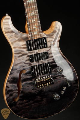 Paul Reed Smith Eddie's Guitars Wood Library Special Semi Hollow - Grey Black Fade/Ziricote Fretboard/Figured Maple Neck