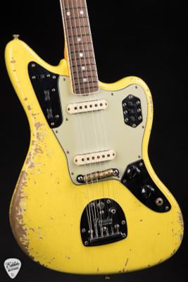 Fender Custom Shop 1965 Jaguar Heavy Relic - Faded Graffiti Yellow