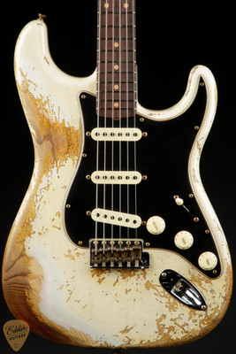 2023 - Fender Custom Shop LTD Poblano Strat Super Heavy Relic - Aged Olympic White