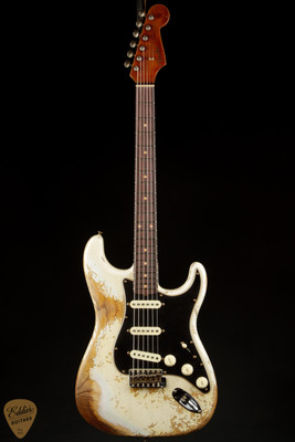 2023 - Fender Custom Shop LTD Poblano Strat Super Heavy Relic - Aged Olympic White