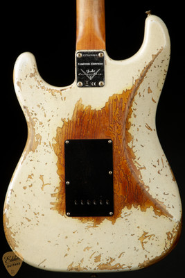 2023 - Fender Custom Shop LTD Poblano Strat Super Heavy Relic - Aged Olympic White