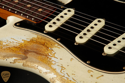 2023 - Fender Custom Shop LTD Poblano Strat Super Heavy Relic - Aged Olympic White