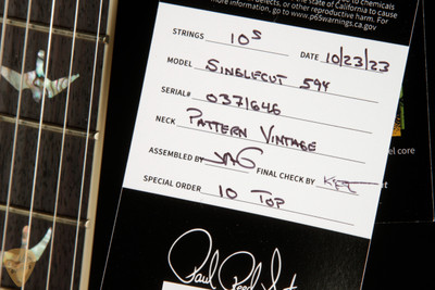 2023 - Paul Reed Smith McCarty 594 Singlecut - Dark Cherry Burst