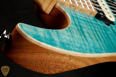 Suhr Modern - Bahama Blue/Roasted 5A Birdseye Maple Neck - Eddie's