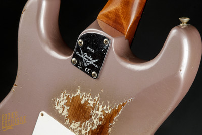 2023 - Fender Custom Shop Eddie's Guitars Exclusive Dealer Select Roasted 1963 Stratocaster Journeyman - Dusk Pearl