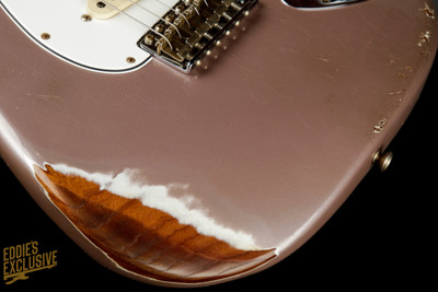 2023 - Fender Custom Shop Eddie's Guitars Exclusive Dealer Select Roasted 1963 Stratocaster Journeyman - Dusk Pearl