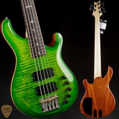 2023 - Paul Reed Smith Grainger 5 String Bass - Eriza Verde