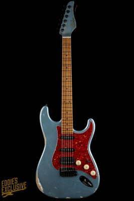 2023 - Suhr Eddie's Guitars Exclusive Classic S Antique Roasted - Ice Blue Metallic