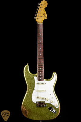 2023 - Fender Custom Shop 1967 Stratocaster Heavy Relic - Chartreuse Sparkle