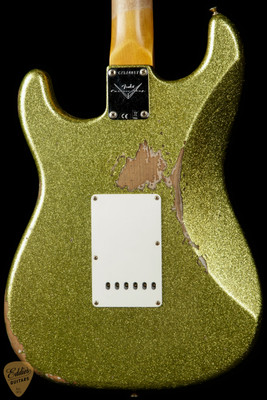 2023 - Fender Custom Shop 1967 Stratocaster Heavy Relic - Chartreuse Sparkle