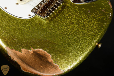 2023 - Fender Custom Shop 1967 Stratocaster Heavy Relic - Chartreuse Sparkle