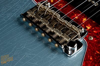 2023 - Suhr Eddie's Guitars Exclusive Roasted Classic JM Antique - Ice Blue Metallic