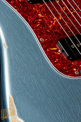 2023 - Suhr Eddie's Guitars Exclusive Roasted Classic JM Antique - Ice Blue Metallic