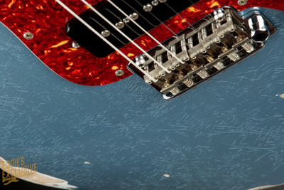 2023 - Suhr Eddie's Guitars Exclusive Roasted Classic JM Antique - Ice Blue Metallic