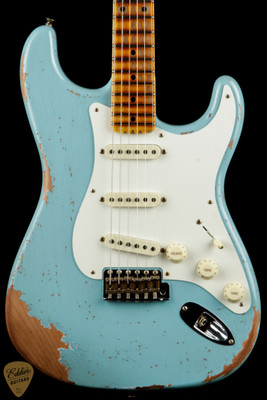 Fender Custom Shop LTD 1956 Stratocaster Heavy Relic - Aged Daphne Blue