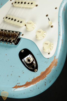 Fender Custom Shop LTD 1956 Stratocaster Heavy Relic - Aged Daphne Blue