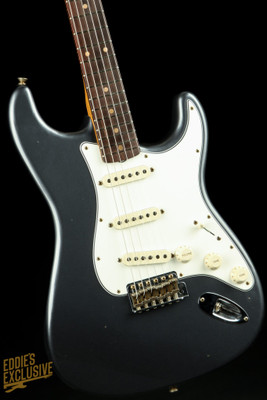 Fender Custom Shop Eddie's Guitars Exclusive Dealer Select Roasted 1963 Stratocaster Journeyman - Charcoal Frost Metallic