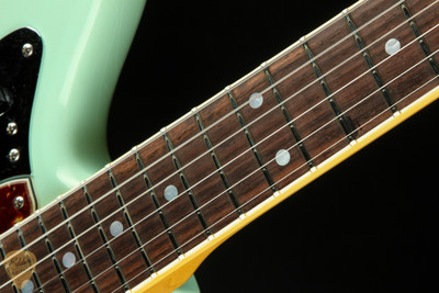 Fender Custom Shop 1966 Jaguar Deluxe Closet Classic - Aged Surf Green